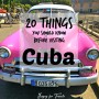 20 Things To Know Before Visiting Cuba