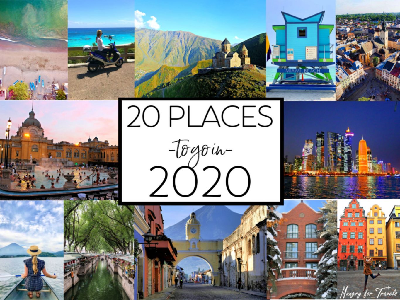 20 to go in 2020 | Hungry for Travels | Travel Inspiration